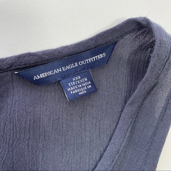 American Eagle Outfitters empire waisted tank top with ruffle - Picture 7 of 7